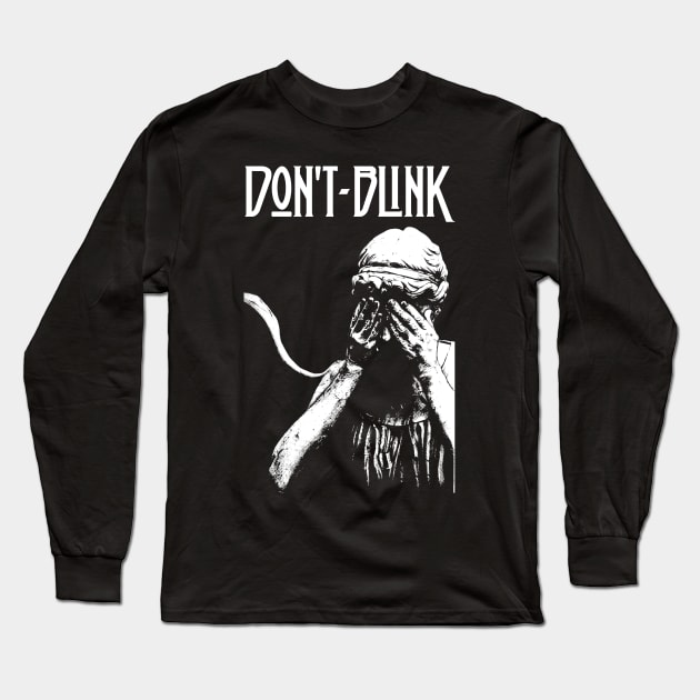 Dont Blink - Angel Long Sleeve T-Shirt by Joker Keder